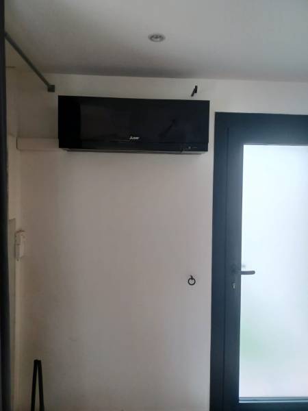 Installation d'une climatisation MSZ-LN dans un logement à Bonneval